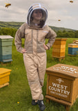 Beige Ventilated Beekeeping Suits