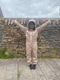 Beige Ventilated Beekeeping Suits