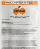 Apistan Pouches (10 strips per pack) Varroa control for Bees EXP 10/27
