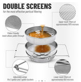 Double Honey Strainer / Filter