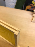 Assembled 10 x D.N.4 National Brood Frame, Assembled, With Premium Wax Foundation - BEE KEEPING EQUIPMENT