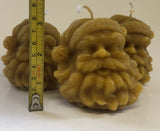 3 x Father Christmas Beeswax Candles - BEE KEEPING EQUIPMENT