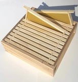 Starter Kit for National Bee Hive in Cedar with Frames, Wax, Smoker, Suit, Gloves and Tool - BEE KEEPING EQUIPMENT