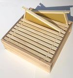 Assembled National Super box In Pine  with assembled frames and wax foundation - BEE KEEPING EQUIPMENT