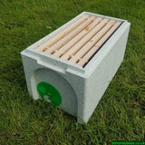National 2 in 1 poly Nuc Box complete with assembled Brood frames & Wax - BEE KEEPING EQUIPMENT