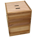 Assembled National cedar Bee Hive (flat roof) - BEE KEEPING EQUIPMENT