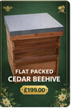 West Country Honey National Cedar Bee Hive Flat Packed