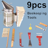 9 Piece Beekeeping Tool Set