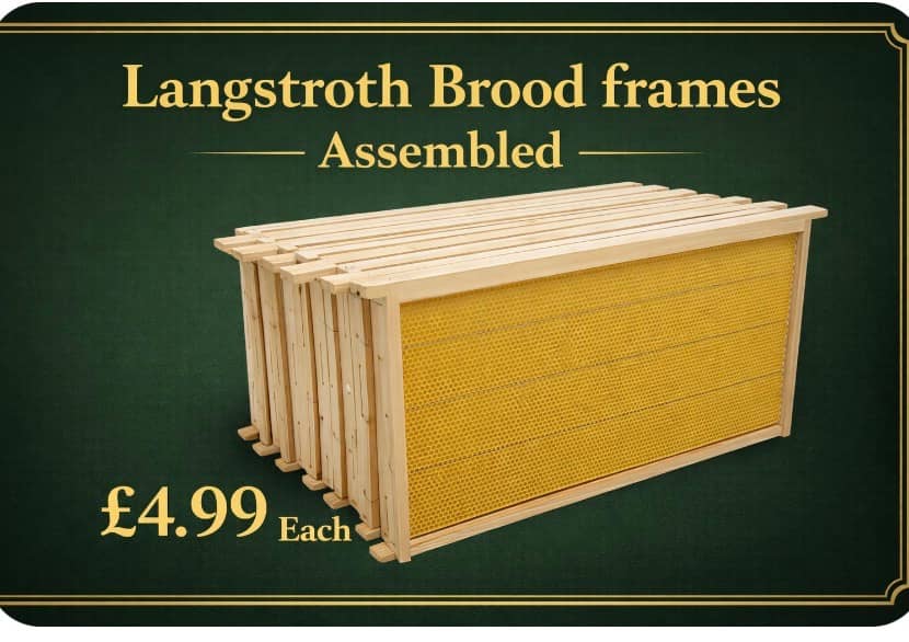 10 x Langstroth Brood Frames Assembled – BEE KEEPING EQUIPMENT