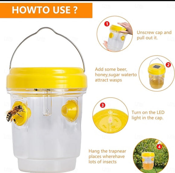 Solar Wasp Trap