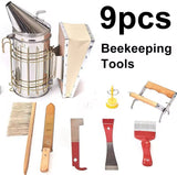 9 Piece Beekeeping Tool Set
