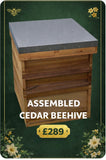 Assembled National cedar Bee Hive (flat roof)