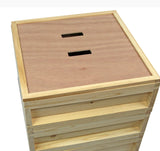 Assembled National Pine Beehive with 14x12 Brood Box