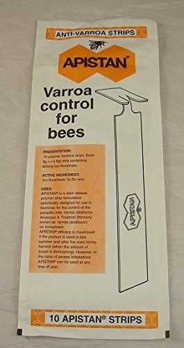 Apistan Pouches (10 strips per pack) Varroa control for Bees