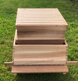 West Country Honey Bee Hive with Assembled Cedar Construction for Beekeeping Enthusiasts