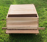 West Country Honey Assembled National Cedar Bee Hive for Beekeeping