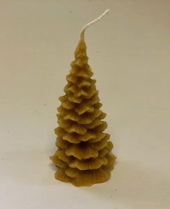 Christmas Tree Beeswax Candle