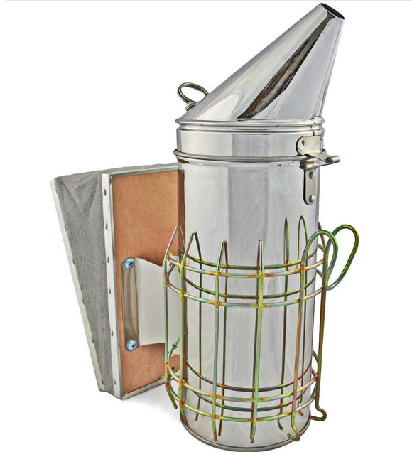 Bee Smoker Large Stainless steel - BEE KEEPING EQUIPMENT