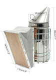 Bee Smoker Large Stainless steel - BEE KEEPING EQUIPMENT