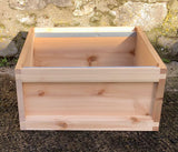 Budget Assembled National cedar Bee Hive (flat roof)