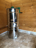 Honey Extractor Manual 4frame Stainless Steel Beekeeping with Filter - BEE KEEPING EQUIPMENT