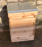Budget Assembled National cedar Bee Hive (flat roof)