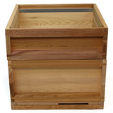 National cedar Bee Hive (flat roof) Flat Packed 14x12 brood box