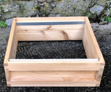 Budget Assembled National cedar Bee Hive (flat roof)