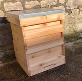 Budget Assembled National cedar Bee Hive (flat roof)