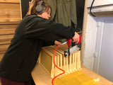 Assembled 10 x D.N.4 National Brood Frame, Assembled, With Premium Wax Foundation - BEE KEEPING EQUIPMENT