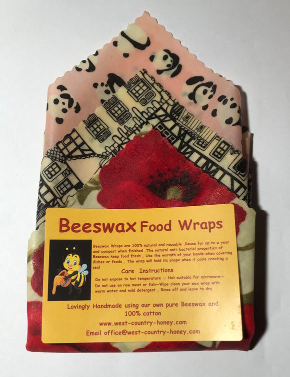 Family Bundle of Beeswax Food Wraps