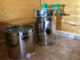 Honey Extractor Manual 4frame Stainless Steel Beekeeping with Filter - BEE KEEPING EQUIPMENT