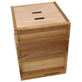 Assembled National cedar Bee Hive (flat roof)