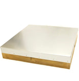 Budget National Beehive Flat Roof in Cedar - BEE KEEPING EQUIPMENT