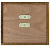 National Hive crown board with 2 porter Bee Escapes - BEE KEEPING EQUIPMENT